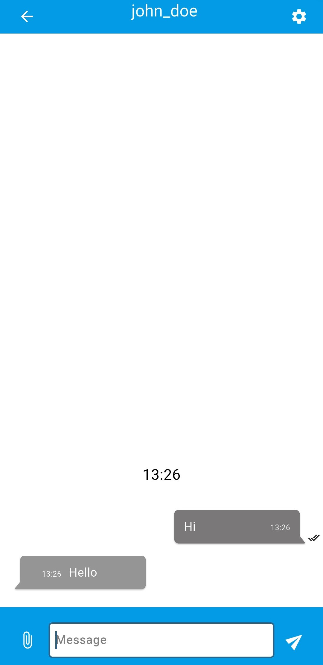 BetterApp chat message screen